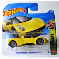 Hot Wheels GORDON MURRAY AUTOMOTIVE T.33 COMPETIZIONE YELLOW 3/250 EXOTICARS 2/10 SHORT CARD 2026