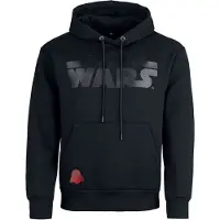 Star Wars - Disney Trui met capuchon - Heat Logo - Black On Black - S tot XXL - voor Mannen - zwart | Maat XXL