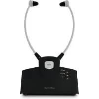 Resteq Stereoman ISI 3, zwart. Draadloze in-ear hoofdtelefoon met digitale kinband