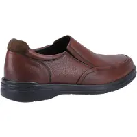 Hush puppies Matthew Leer Heren Bruin Loafers