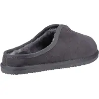 Hush puppies Conrad Suède Herenpantoffels Grijs
