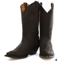 Grinders Unisex bruin lederen cowboylaarzen-Arizona HI