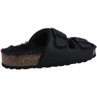 Hush puppies Jessie Leren Damesschoenen Zwart