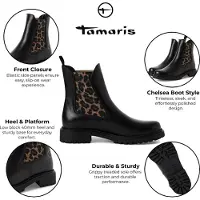 Tamaris Chelsea boots karamel / zwart