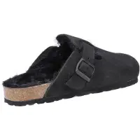 Hush puppies Jade Leren Damesslippers Zwart