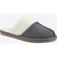 Hush puppies Arianna Suede Dames Grijze Pantoffels