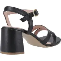 Hush puppies Nalani Dames Zwart Leren Sandalen