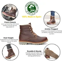 Panama jack Heren Boots Panama 03 Aviator - Bruin - Maat 47