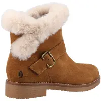 Hush puppies Hannah Suède Dameslaarzen Tan