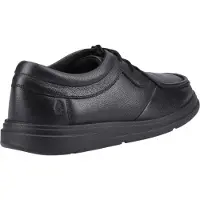 Hush puppies Ronan Mocc Leren Zwarte Mocassins Schoenen Van Leather Boys