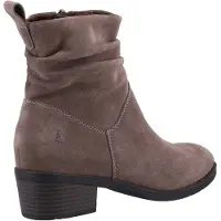 Hush puppies Iris Suède Dameslaarzen Taupe