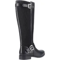 Hush puppies Daphne Leren Dames Zwarte Laarzen