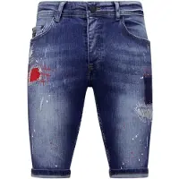 Local Fanatic Korte spijkerbroek stretch 1041