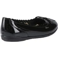 Hush puppies Lillie Ballerina Patent Leren Zwarte Ballerina's Voor Meisjes