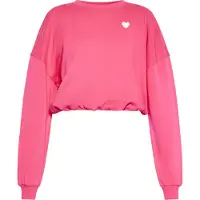 Mymo Sweatshirt framboos / wit