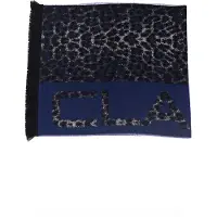 Cavalli Class Heren Blauwe Wol Sjaal