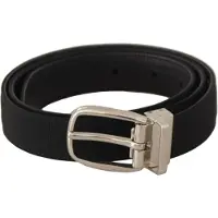 Dolce&Gabbana Zwarte Stoffen Riem
