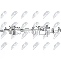 NTY NPW-TY-210 Aandrijfas