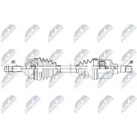 NTY NPW-PE-126 Aandrijfas