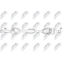NTY NPW-MS-132 Aandrijfas