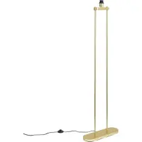 QAZQA Moderne vloerlamp messing - Thijmen
