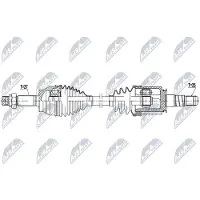 NTY NPW-NS-185 Aandrijfas