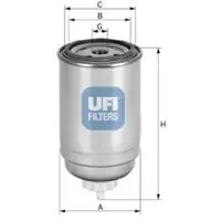 Ufi 24.333.00 Brandstoffilter