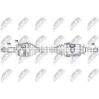 NTY NPW-TY-251 Aandrijfas