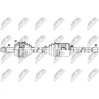 NTY NPW-RE-237 Aandrijfas