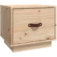 vidaXL Nachtkastje 40x34x35 cm massief grenenhout