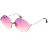 Victoria Beckham VB220S dameszonnebril van ovaal metaal