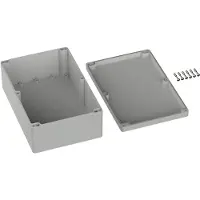 TRU COMPONENTS TC-9065688 Industriële behuizing 240.3 x 160.3 x 90 ABS Grijs-wit (RAL 7035) 1 stuk(s)
