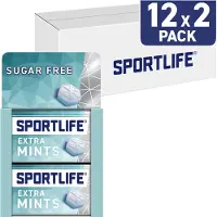 Sportlife Mints extra mints - suikervrije mints 2-pack - 12x(2x35g)
