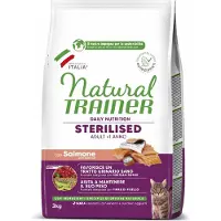 NATURAL TRAINER Sterilised Zalm 3 kg - Kattenvoer voor gecastreerde/gesteriliseerde katten