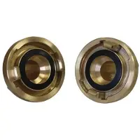 Lalizas Brass Fire Hose Coupling Storz 50 Extension Bruin
