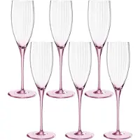 Leonardo Champagneglas Poesia 250ml (Set van 6) Roze