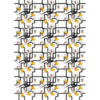 Komar Fotobehang Voet Labyrinth - Meerkleurig - 2,80m X 200cm