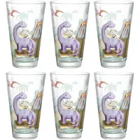 Leonardo Waterglas Bambini Avventura Dino 300 ml (Set van 6)