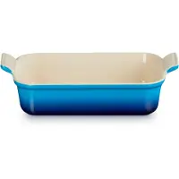Le Creuset ovenschaal 71102262200001 Azure 26x19 cm 2,4l rechthoekig