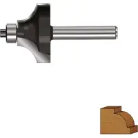 Rotec HM Kwartrondprofielfrees | GOLD-LINE | ø31.8 | R=9.5 | d2=12 - 272.12.0950