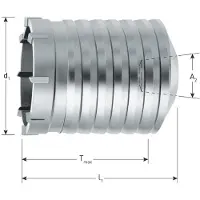Rotec Hamerboorkroon | K-konus (1:8) opname | ø68,0x100 - 207.0680