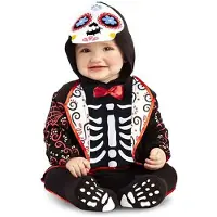 MOM Baby Day Of The Dead Costume Veelkleurig 7-12 Months Kinderen