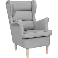 vidaXL Fauteuil 74x84x100 cm stof wolkengrijs