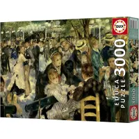Educa Puzzel - - Dans in het Moulin de la Galette - 3000 stukjes - 120 x 85 cm - vanaf 15 jaar