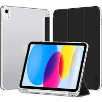 Tech-Protect DĖKLAS na planšetinis kompiuteris technologiškai APSAUGOTAS SC RAŠIKLIS HIBRIDINIS "IPAD 10.9 2022 J (iPad 10.9 (2022)), Tablethoes, Zwart