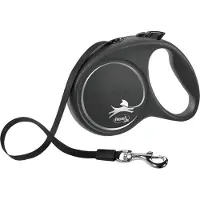 Flexi Black Design - Rollijn Hondenriem - L - 5 Meter - Grote en Actieve Honden