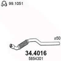 ASSO 34.4016 Voorpijp