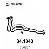 ASSO 34.1040 Voorpijp