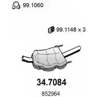ASSO 34.7084 Einddemper