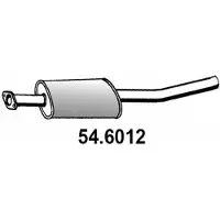 ASSO 54.6012 Uitlaat middendemper